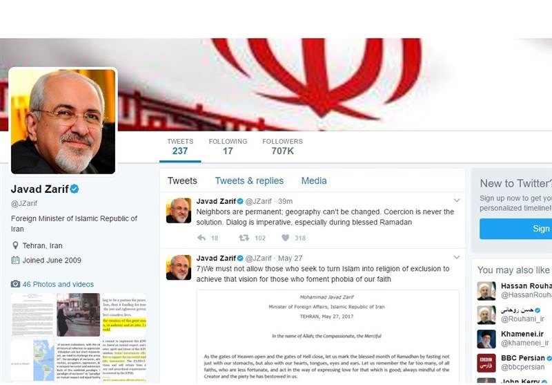 Zarif calls for dialogue among regional nations