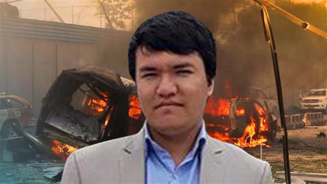 پریس ٹی وی کے شہید فوٹوگرافر کی تدفین + تصاویر