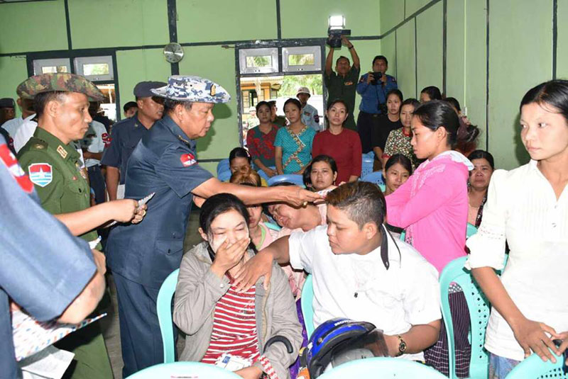 တပ္မေတာ္ေလယာဥ္ပ်က္က်မႈတြင္ ပါ၀င္သူမ်ားအား ကနဦး ၇ သိန္းစီ ေထာက္ပံ့