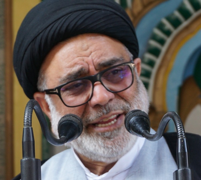  ایرانی قوم و قیادت استکباری عزائم کوکامیاب نہیں ہونے دے گی: آغاحسن