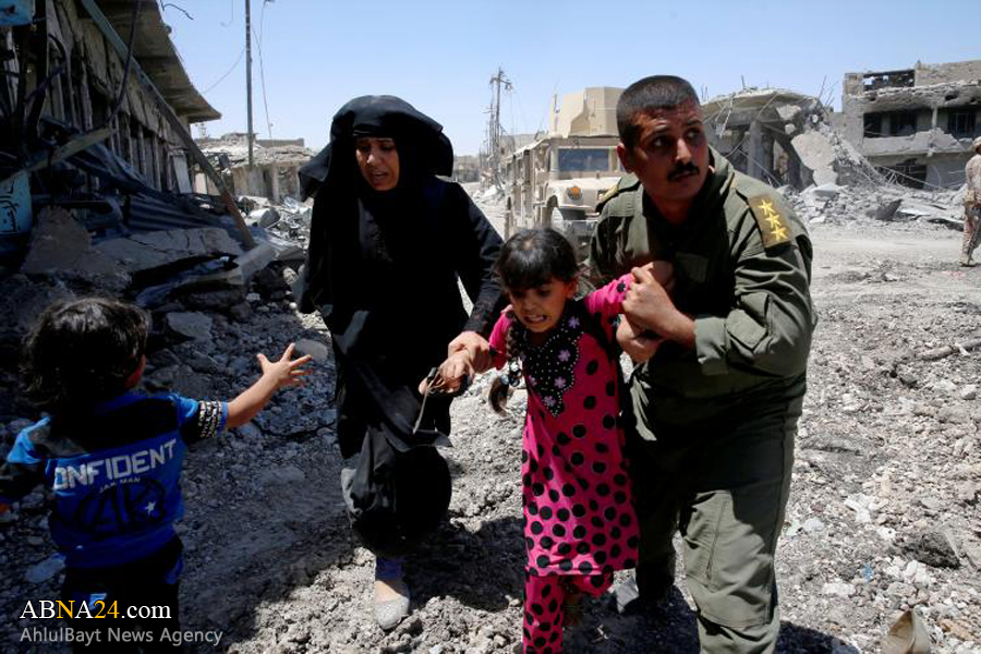 Militer Irak Selamatkan Anak-anak dalam Konflik di Mosul 
