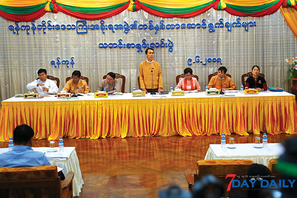 ရန္ကုန္ၿမိဳ႕ ေရႀကီးေရလွ်ံျပႆနာကို ေဒၚလာသန္းတစ္ရာသံုးစြဲ ေျဖရွင္းမည္ဟု ဦးၿဖိဳးမင္းသိန္းေျပာ