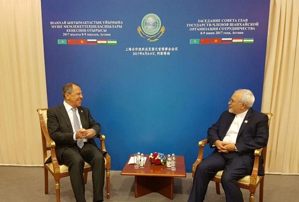 ایران اور روس کے وزراء خارجہ کی آستانہ میں ملاقات