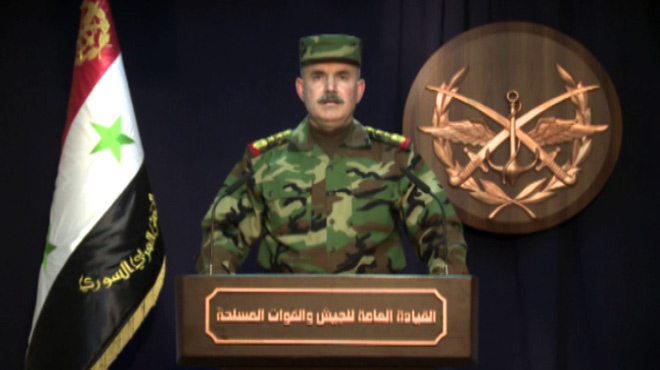 فيديو/ الجيش السوري يصدر بيانا حول معاركه في البادية