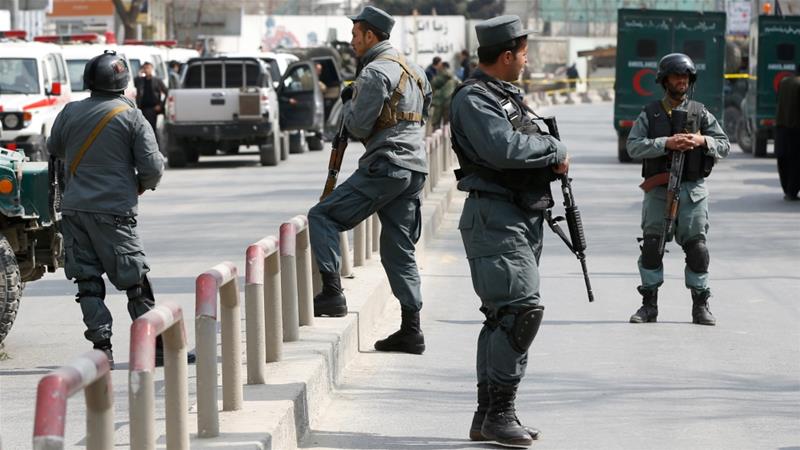 Two top Afghan security officials suspended after bombings in Kabul