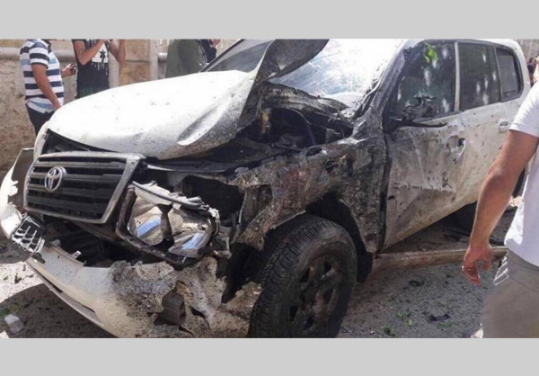 عملية انتحارية تستهدف قياديا تكفيريا في إدلب..ومقتل مدنيين بالرقة في غارة أمريكية +(صور)