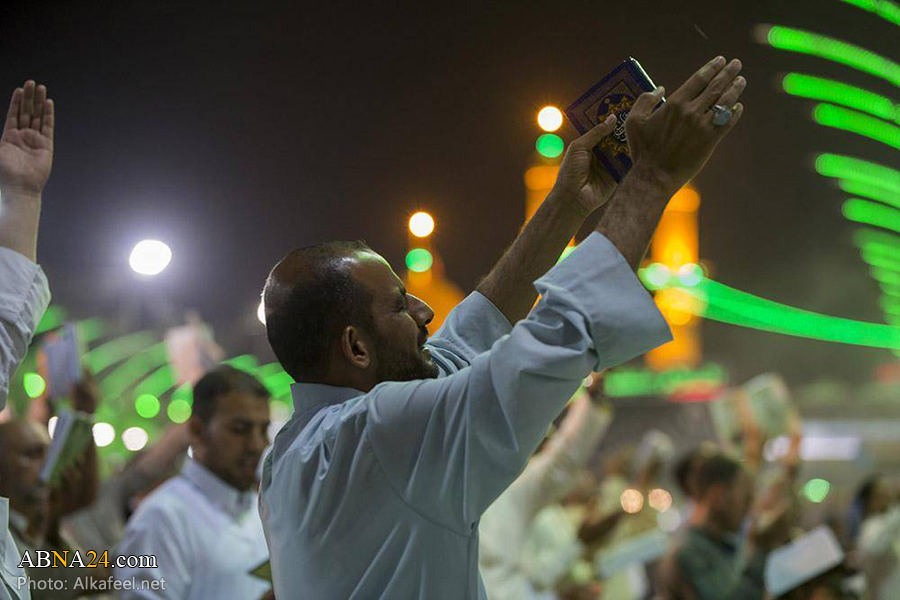 تقرير مصور/ احياء الليلة الثالثة والعشرين (ليلة القدر) من شهر رمضان المبارك في حرم الامام الحسين (ع)