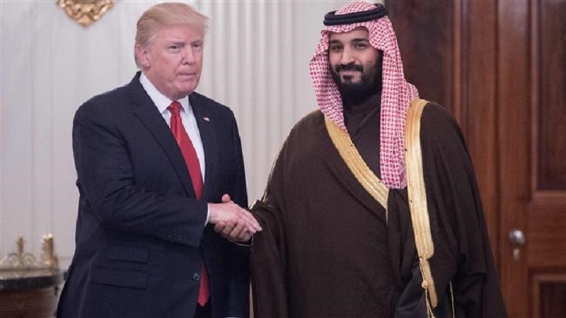 سعودی عرب کے ولیعہد محمد بن سلمان مسٹر ٹرمپ کے چشم و چراغ