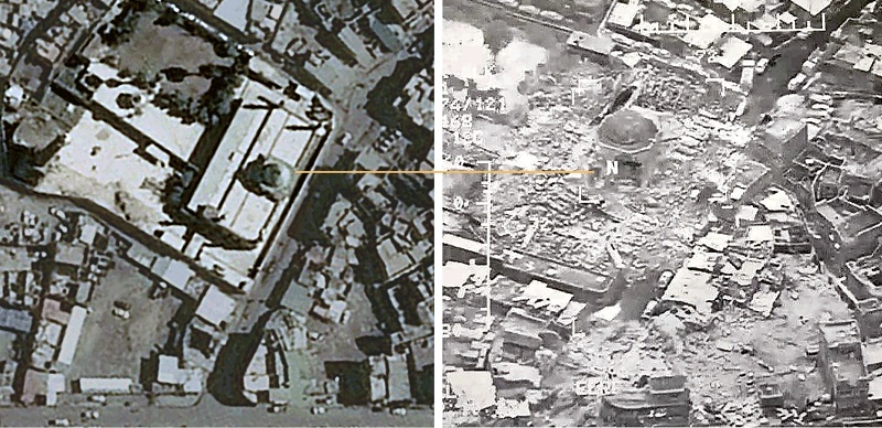 ISIS terrorists destroy historic al Nuri Mosque in Mosul