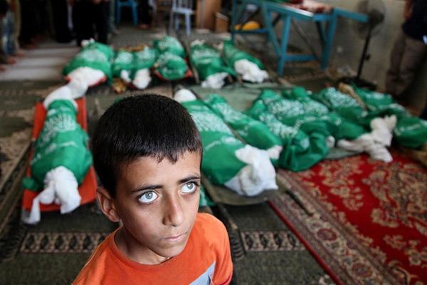 ２０００年以来、イスラエル軍により３０００人以上のパレスチナ人の子どもが殉教