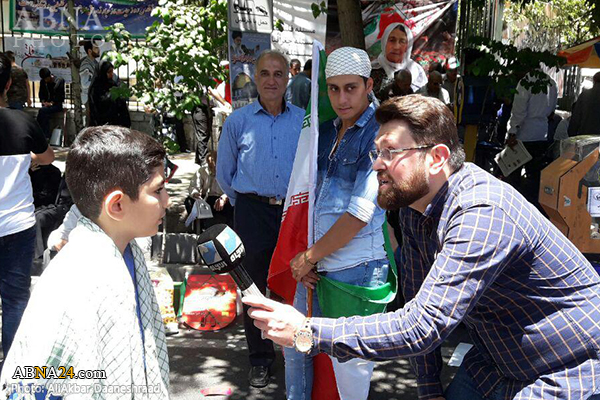 تصویری رپورٹ: تہران میں یوم قدس کے موقع پر عظیم ریلی کا اہتمام (2)