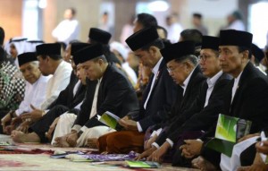 Presiden dan Wapres Salat Idulfitri Di Masjid Istiqlal