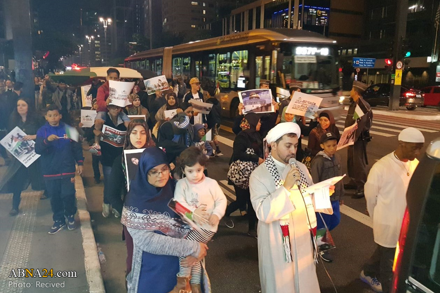 تقرير مصور/ إحياء يوم القدس العالمي في مدينة ساو باولو البرازيلية