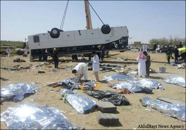 مصرع 6 معتمرين أردنيين وإصابة 38 بجروح في انقلاب حافلة جنوب الأردن