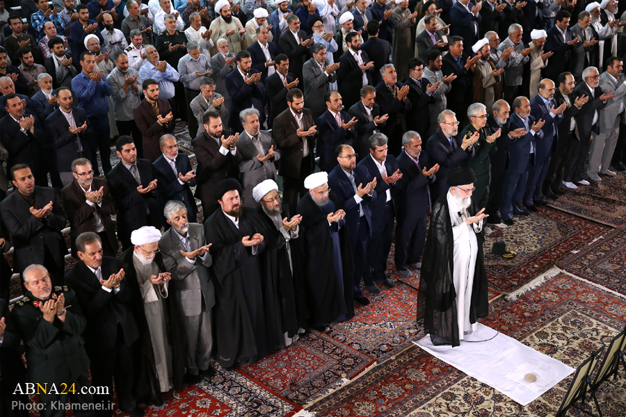líder Supremo realizou a oração de Eid al-Fitr