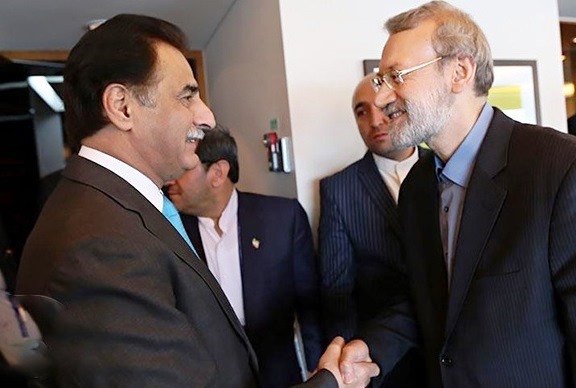 سئول میں ایران اور پاکستان کی پارلیمنٹ کے اسپیکروں کی ملاقات 