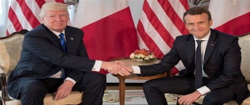 Macron ve Trump Suriye İçin Anlaştı