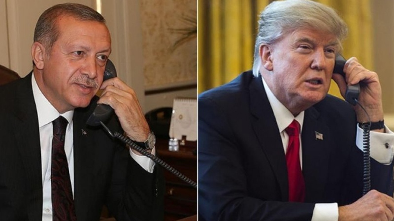  Shugaba Trump Da Takwaransa Na Turkiyya Erdogan Sunyi Wata Ganawa Ta Wayar Tarho
