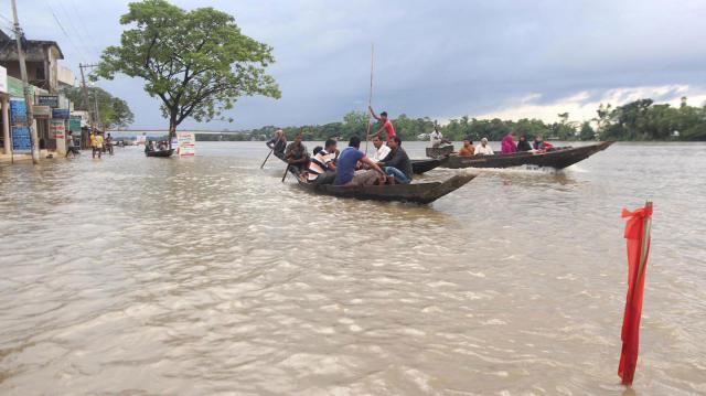 সিলেটে পাহাড়ি ঢলে ৪০ গ্রাম প্লাবিত