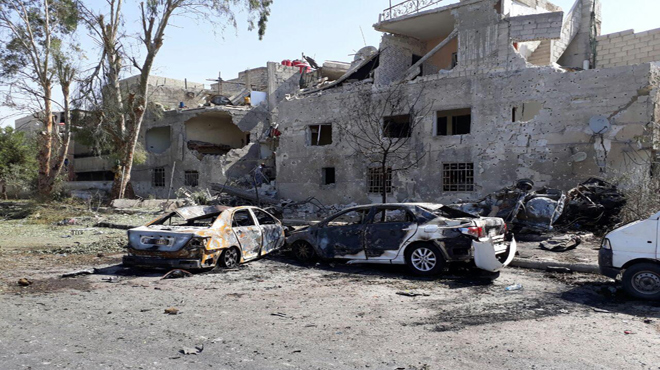 Syrian forces pursue 3 car bombs, destroy 2 before reaching their targets in Damascus / Pics