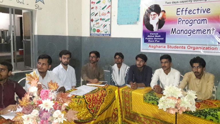 اے ایس او پاکستان کی مرکزی ’’تنظیمی مینیجمٹ ورکشاپ‘‘ رانی پور میں جاری