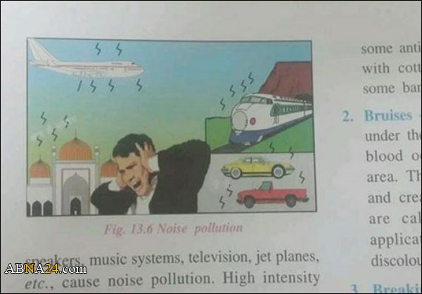 دعوات لسحب كتاب دراسي هندي يصور المسجد كمصدر للضوضاء