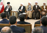 Suasana Pertemuan Rahbar dengan Lembaga Yudikatif Iran 