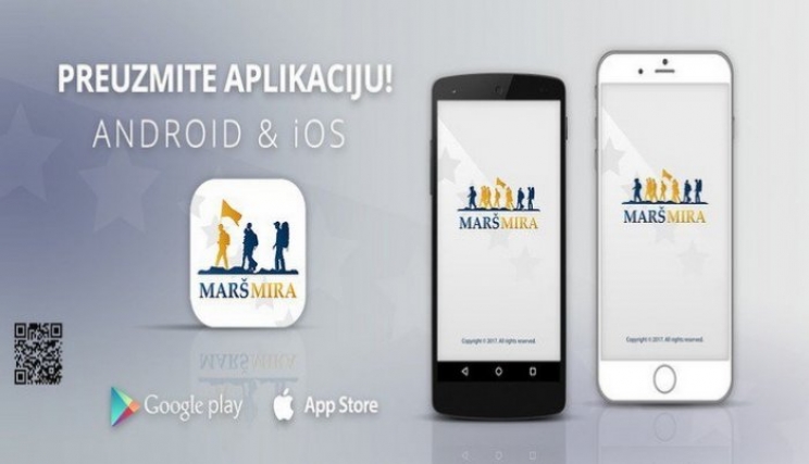 Mobilna aplikacija za učesnike Marša mira
