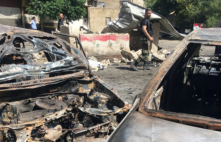 Число жертв взрыва в центре Дамаска возросло до 18 человек 