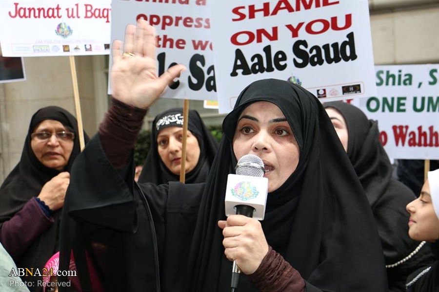 تقرير مصور/ تظاهرات في لندن استنكارا لهدم قبور البقيع المباركة بالمدينة المنور