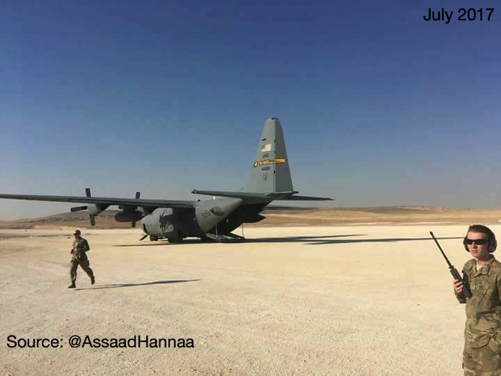 صحفي ألماني ينشر صورا للقاعدة الجوية الأمريكية شمالي سوريا