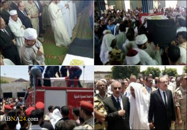 تشييع جثامين 21 عسكرياً مصرياً بعد هجوم ارهابي بسيناء