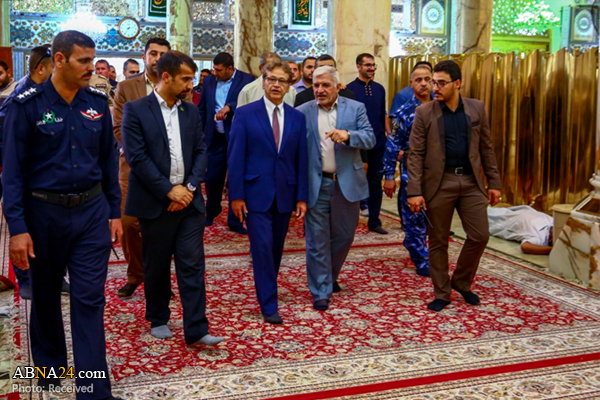 Brazilian ambassador in Iraq: Imam Ali Holy shrine station for unity of humanity among nations / Pics