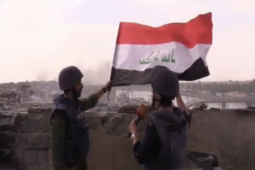 القوات العراقية ستعلن بعد ساعات النصر الكامل بالموصل وفلول داعش يفجرون انفسهم بعد الهزيمة الكبيرة