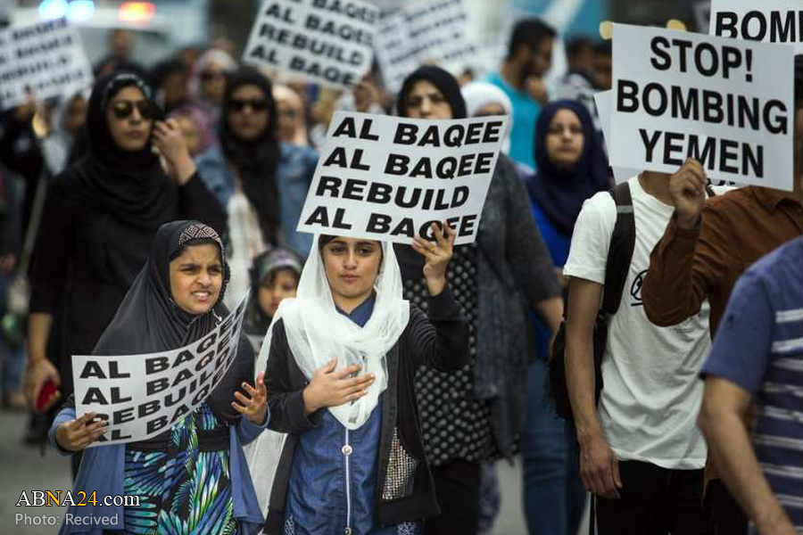 Protesters demand reconstruction of Jannat ul Baqi in front Saudi Arabia Embassy in Canada / Pics