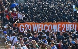 Alemanya: Ang laban sa G20 ay nag-protesta sa Hamburg 