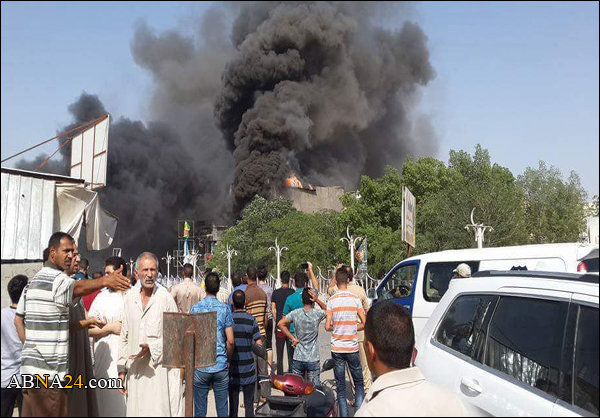 سقوط صاروخ مجهول المصدر شمال شرق كربلاء