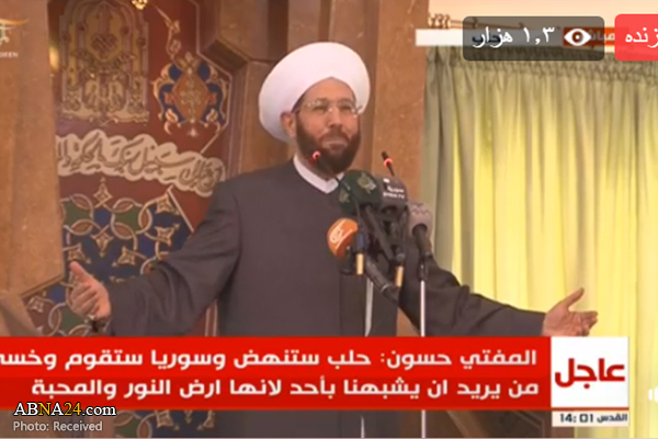 شام؛ حلب کی آزادی کے بعد پہلی مرتبہ نماز جمعہ کا قیام