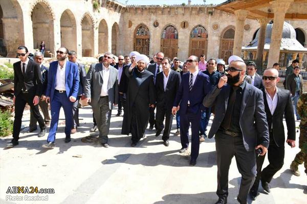فيديو/ اقامة اول صلاة جمعة في حلب بعد تحريرها من الارهابيين