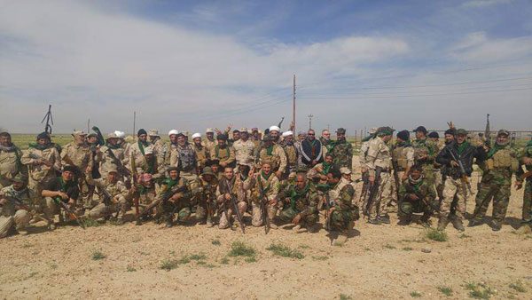 فرقة الإمام علي (ع) تصد هجوم داعش التكفيري ضمن قاطع مسؤوليتهم قرب الحدود السورية
