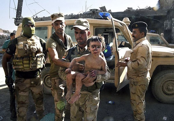 Starving orphans left behind by ISIS pulled from Mosul’s ruins / Pics