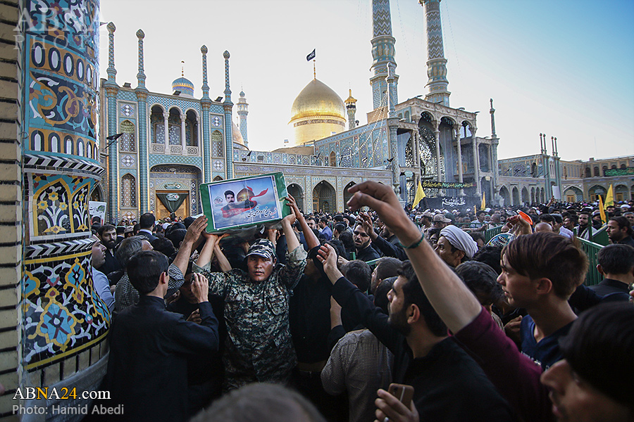 تصويري رپورٹ: قم میں مدافع حرم 4 شہیدوں کی تشییع جنازہ