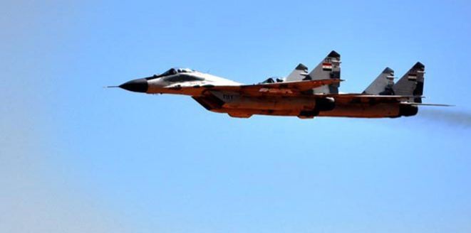 Syrian jets target terrorists’ positions in Arsal with powerful attack