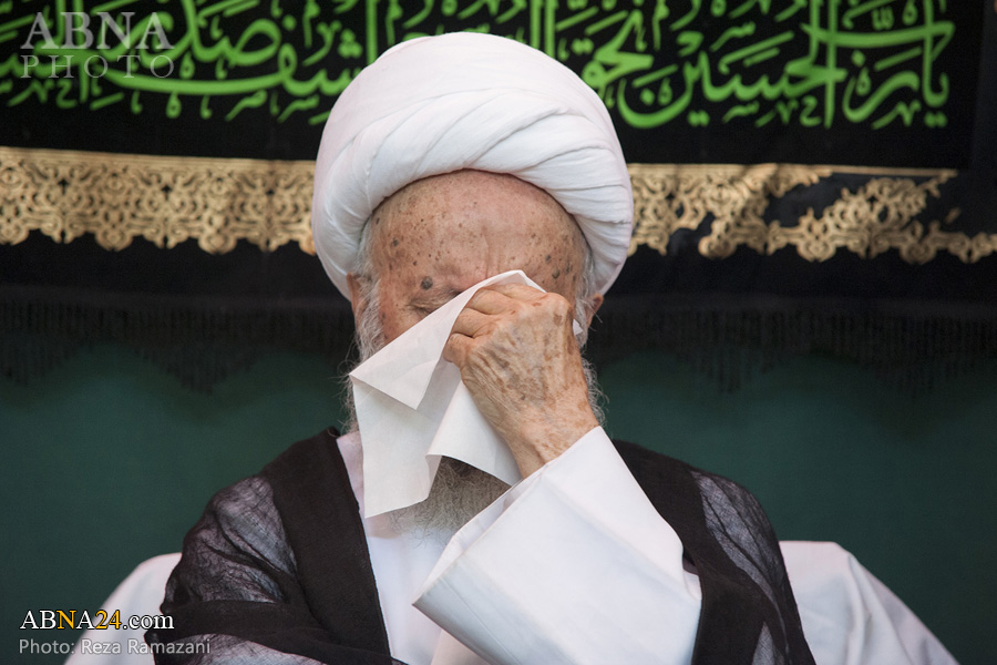 تقرير مصور/ مجلس عزاء بمناسبة استشهاد الامام الصادق (ع) في مكتب آية الله العظمى الشيخ "مكارم الشيرازي"-2