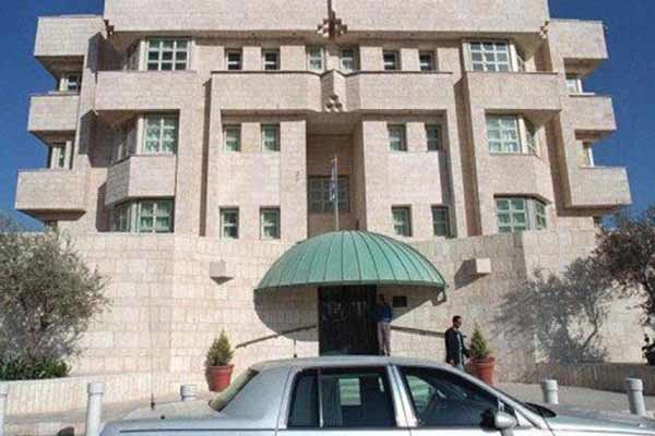 اردن میں اسرائیلی سفارت خانے پر حملہ