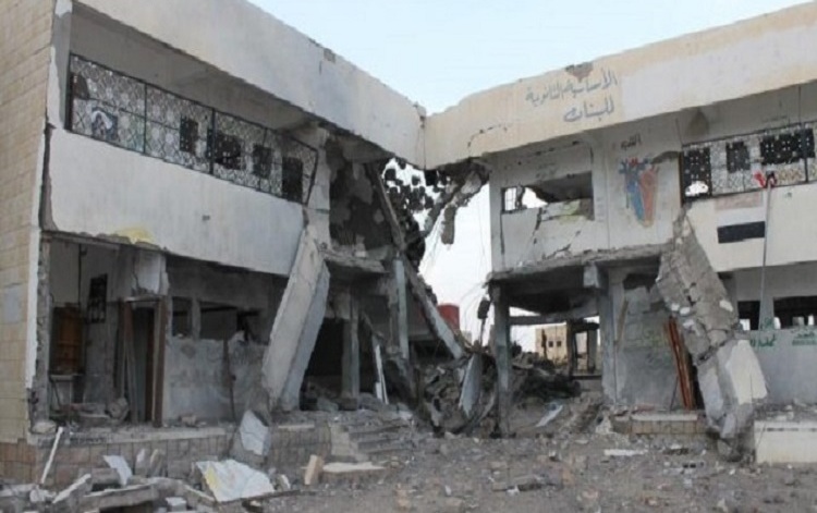 Saudi warplanes destroyed school, mosque, agricultural nursery in Yemen