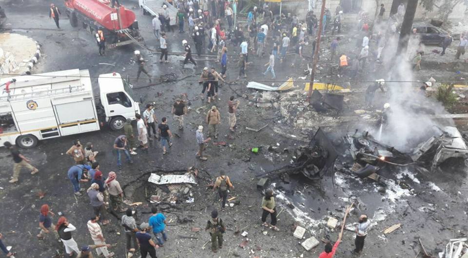 Huge blast kills number of Al-Qaeda-linked rebels in Idlib