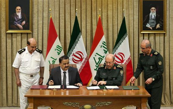 Iran, Iraq sign MoU to boost defense-military ties