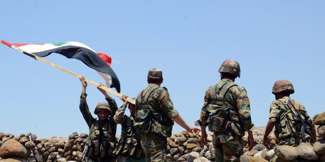 Neutralisation de terroristes et destruction de leur canon sur l’axe sud de la ville de Deir Ezzor