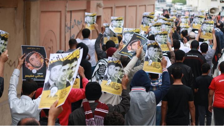 Bahrainis protest regime's repressive measures